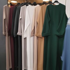 simple straight abaya but seleve🔥